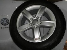 2 CERCHI LEGA GOMME TERMICHE Audi A4 225 55 R 16 WHEEL RIM TYRES 8K0071496