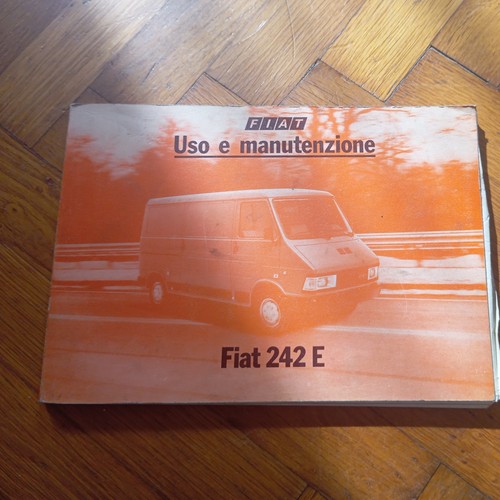 Fiat 242 libretto uso - 242/e,