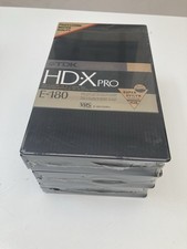 3 Cassette Video VHS TDK E-180