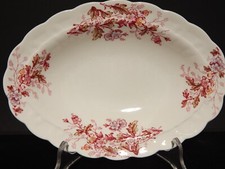 ANTICA RAVIERA VASSOIO PIATTO OVALE BOOTHS WASHINGTON SEMI-PORCELLANA INGLESE