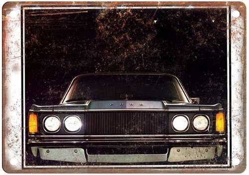 Insegna vintage ford landau - vintage,