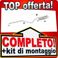 Scarico Completo per PEUGEOT 307 2.0 HDI 110CV 2-Volumi con DPF Marmitta