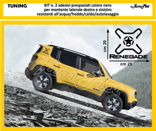 Adesivi jeep renegade per - jeep,