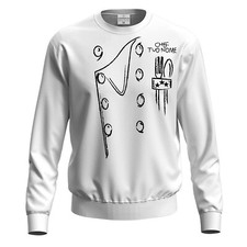 Felpa unisex cuoco con stampa