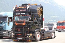 LKW Foto Scania R580 Super Zugmaschine Deutschland schwarz BLACK WARRIOR #j3sy