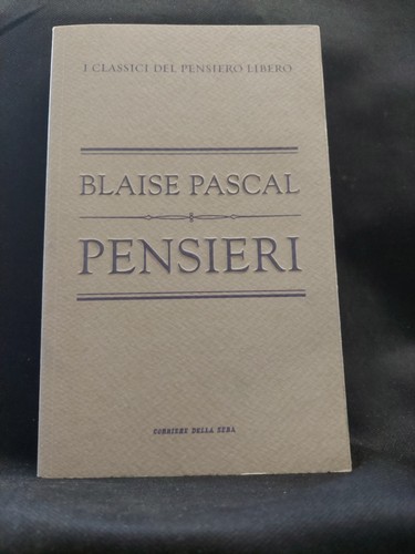 Pascal pensieri i - -,