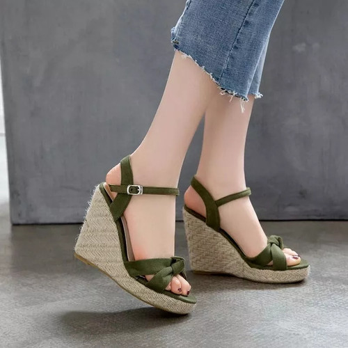 Sandali donna zeppa corda - donna,