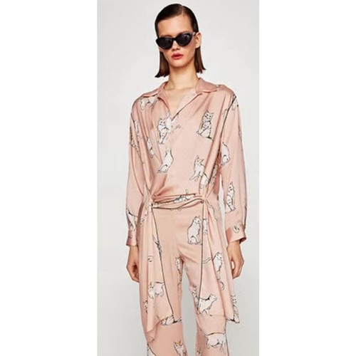 Top blusa zara stampa - top,