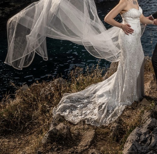 Abito sposa raso - in,