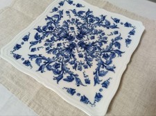 Piatto quadrato Richard Ginori Babele blu, nuovo mai usato 22cm x 22cm con scatola