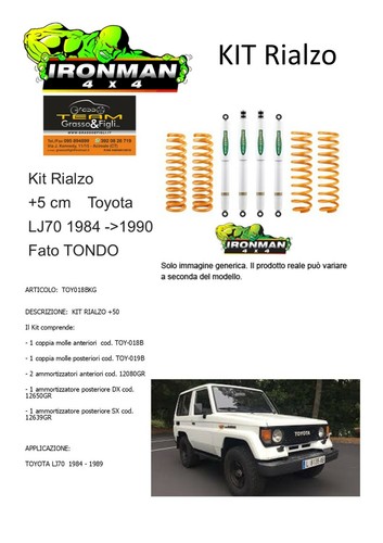Kit rialzo off - , for