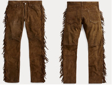 Pantaloni in pelle da cowboy