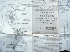 GARRARD TIPO A MODELLO DI MONTAGGIO Trascrizione Giradischi Base Base Base Piedistallo