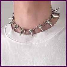 Collana girocollo moda punk