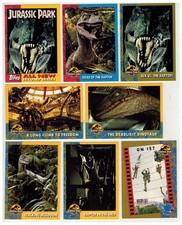 Jurassic Park lotto 44 carte collezionabili Topps 1993