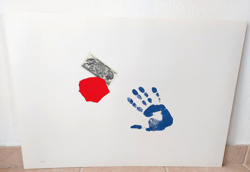 Giulio turcato mano blu e - turcato,