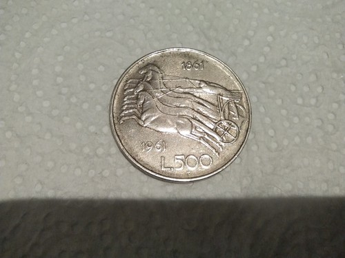 Moneta 500 lire - moneta,