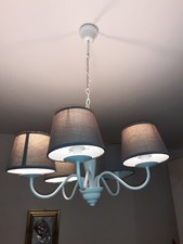 Lampadario 5 Luci Bianco