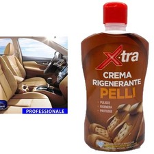 CREMA RIGENERANTE PER PELLI SEDILI AUTO PULISCE RIGENERA E PROTEGGE CF DA 500ML