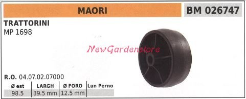 Ruote piatto trattorino