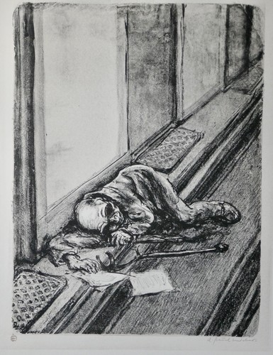 Paul weber litografia - a., weber,