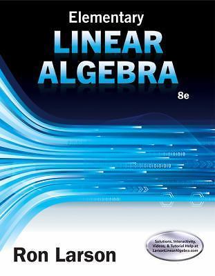 Elementary linear algebra - elementary,
