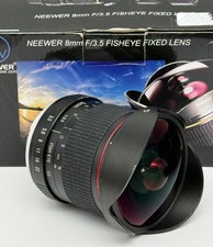 Obiettivo neewer 8mm - 3.5, canon