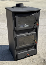 Stufa a Legna Kupro Lux 8,4kW con Forno e Piastra Superiore in Ghisa