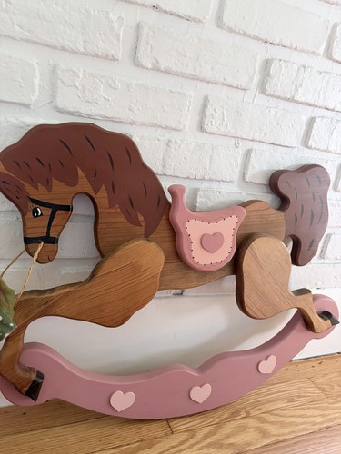 Giostra legno cavallo - giostra, a