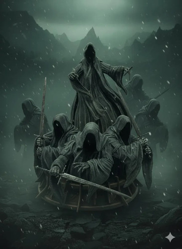 Statua gruppo spiriti