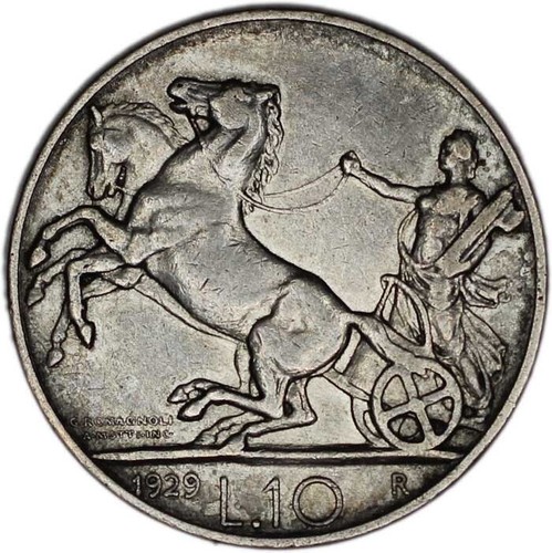 Moneta italia lire 1929 - italia,