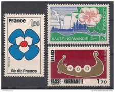 Francia 1978 Normandia Regione Fiori Industria Navi Cisterna Uccellini Zona Costiera