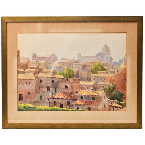 Quadro acquerello pintado - quadro,