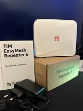 TIM EasyMesh Repeater 6 Ripetitore Di Segnale Wi-Fi PER TIM HUB PRO COME NUOVO
