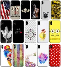 CUSTODIA COVER MORBIDA IN TPU SILICONE PER APPLE IPHONE X FANTASIA P