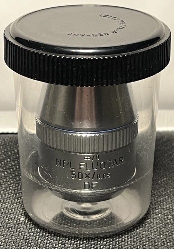 Obiettivo microscopio leitz - obiettivo,