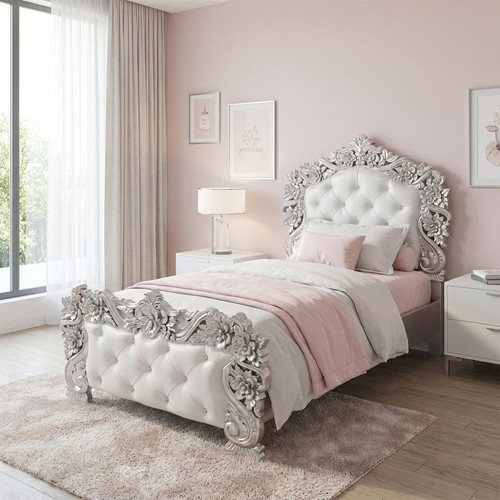 Letto singolo barocco - letto,