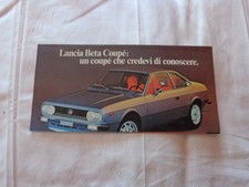 LANCIA BETA COUPE' DEPLIANT PROSPEKT BROCHURE VINTAGE