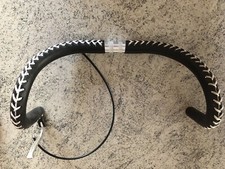 Manubrio Bici Scatto Fisso In Pelle A Mano Artigianale 