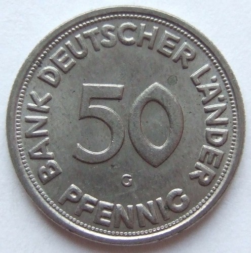 Moneta pfennig 1950 banca - 1950,
