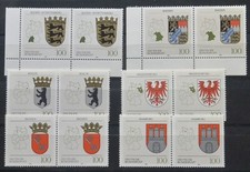 1992 Germania R.F. Stemmi Serie completa nr. 1586-1591 MNH**(dx8