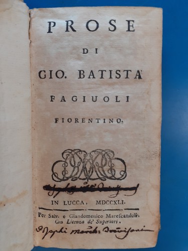 Prose giovanbatista - prose, di