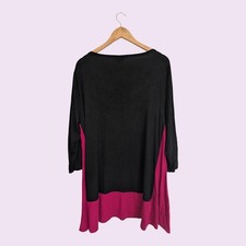 Avenue tunica colorblock nero - avenue,