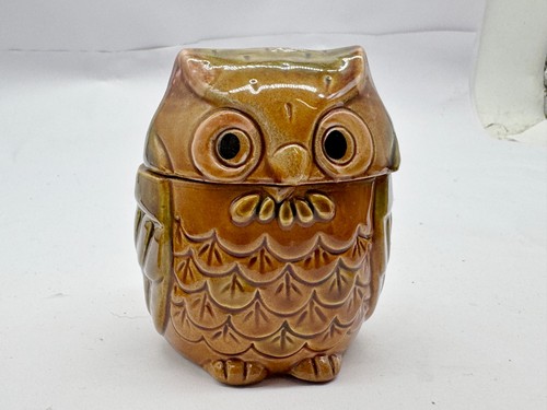 Vintage ceramic owl - ceramic, jar