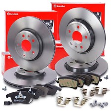 DISCHI FRENO BREMBO + PASTIGLIE FRENO ANTERIORI+POSTERIORI PER AUDI A4 B8 8K A5
