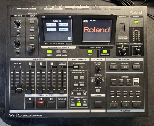 Roland mixer recorder - vr-5,
