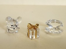 🦪Swarowski Mini Animali Ostrica Topo Coniglietto manca un piede tutto marcato