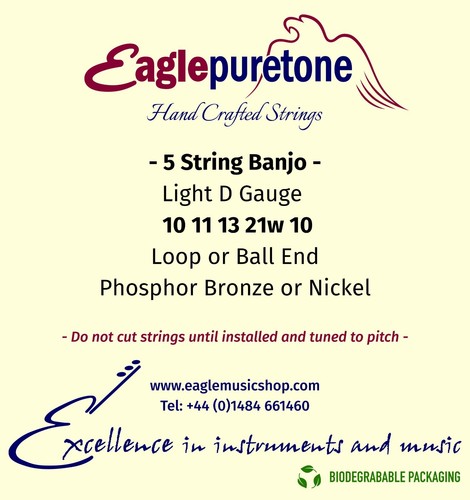 Eagle puretone corde - corde, banjo