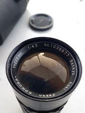 TELEOBIETTIVO SANKYO KOHKI KOMURA 200 mm F 4,5 USATO M42 BUONE CONDIZIONI 