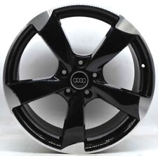 4 cerchi lega nuovi audi rotor 336 a3 a4 q2 q3 r18 nero diamantato lt004767